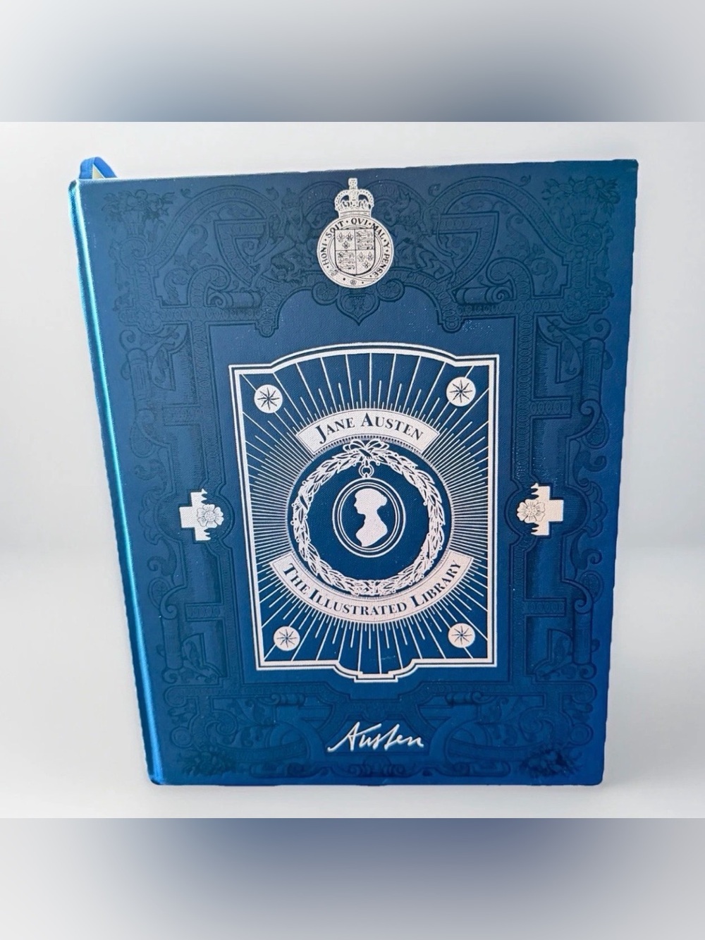 The Illustrated Library - Navy Decorative Book